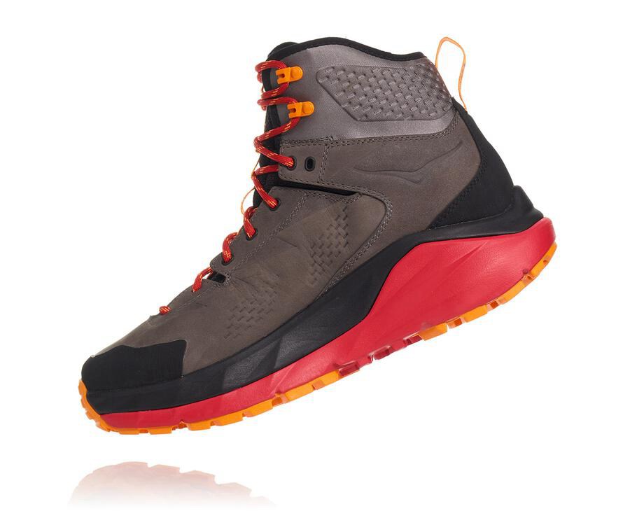 Sapatilhas Hoka One One Masculino Marrom/Pretas - Kaha Gore-Tex - 974-QEXPUI